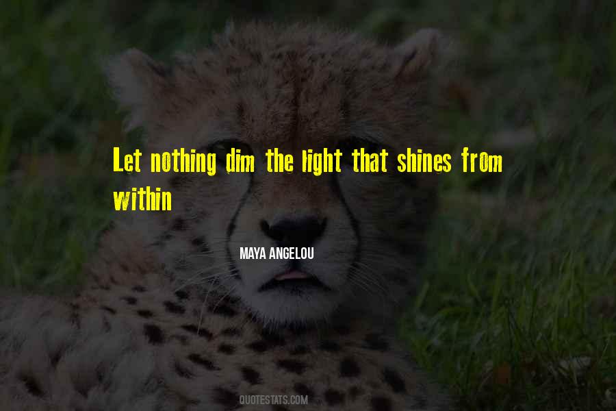 Quotes About Light From Within #1831219