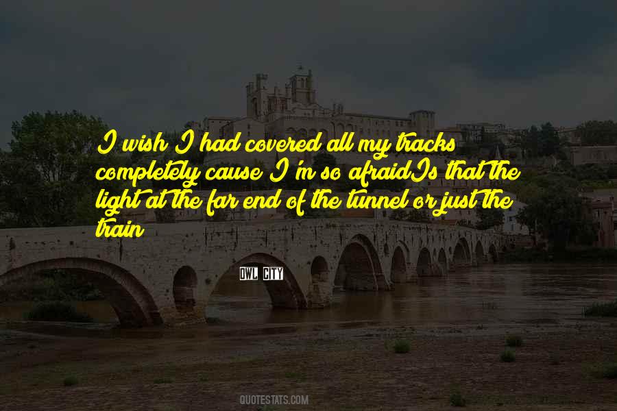 Quotes About Light At The End Of A Tunnel #1488753