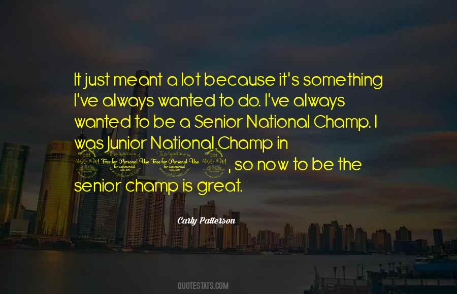 Champ Quotes #802833