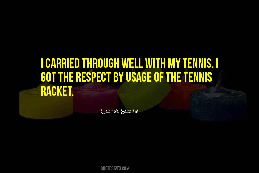 Sabatini Tennis Quotes #1811208