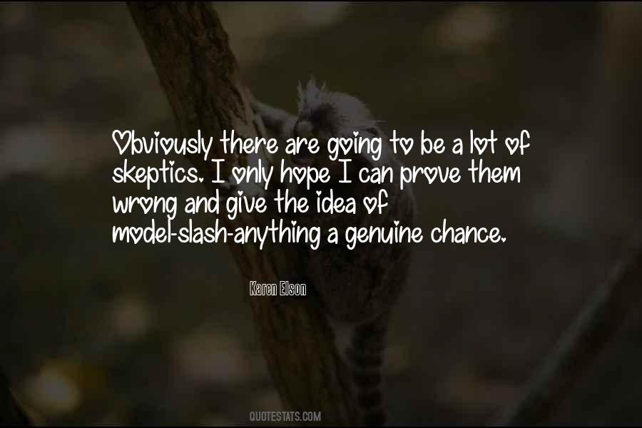 Chance And Hope Quotes #1586419