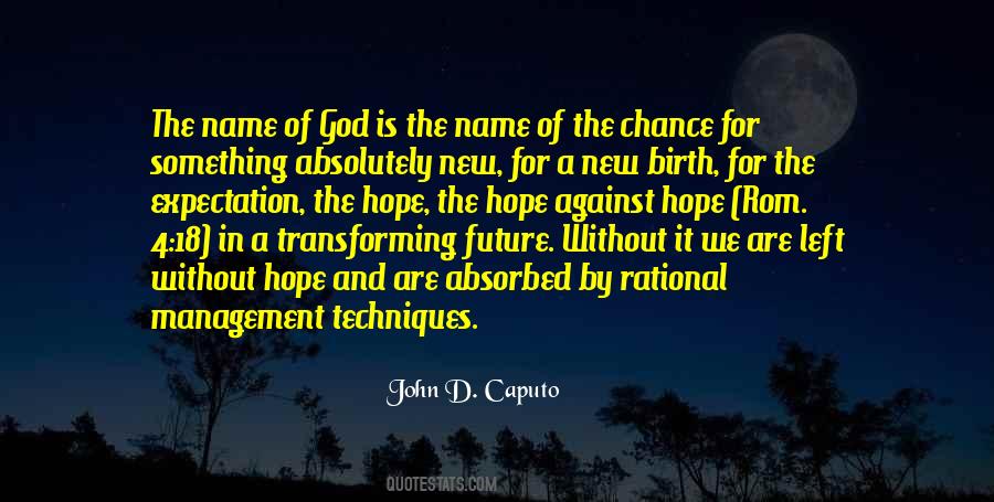 Chance And Hope Quotes #1593214