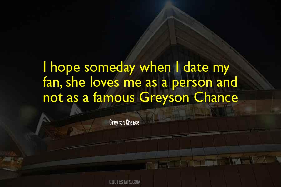 Chance And Hope Quotes #437408
