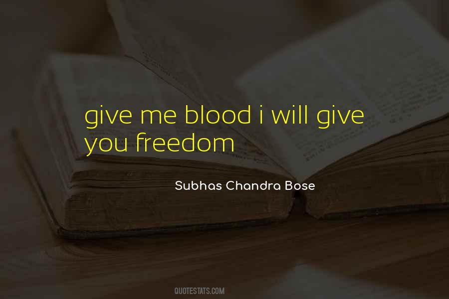 Chandra Bose Quotes #1479547