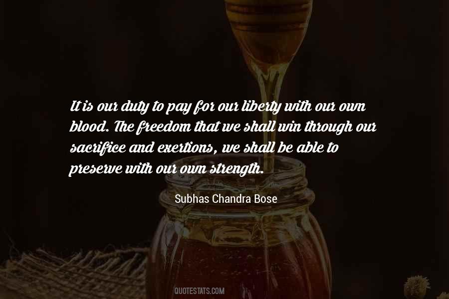 Chandra Bose Quotes #820486