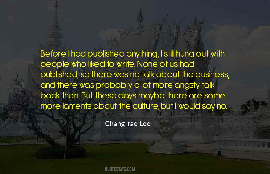 Chang Quotes #62447