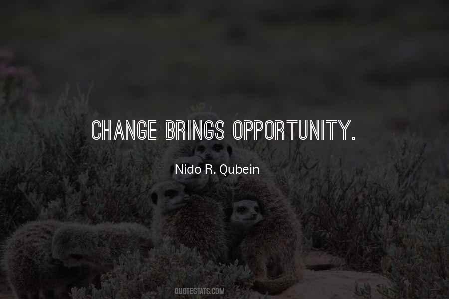 Change Brings Quotes #31423