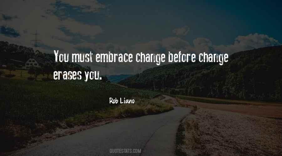 Change Embrace Quotes #442101