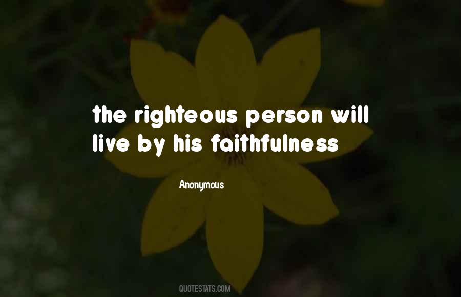 Quotes About The Righteous #1417706