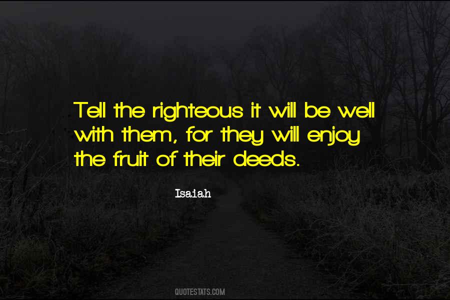 Quotes About The Righteous #1439011