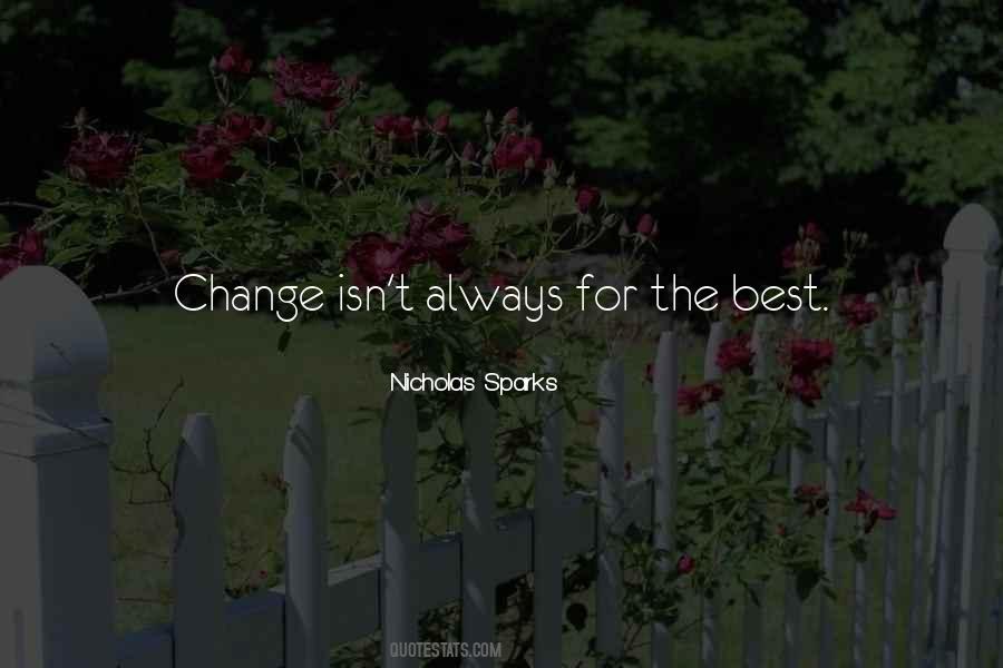 Change For Me Quotes #126783