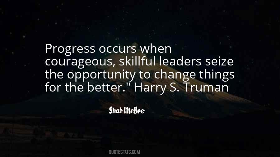 Change For Progress Quotes #968872