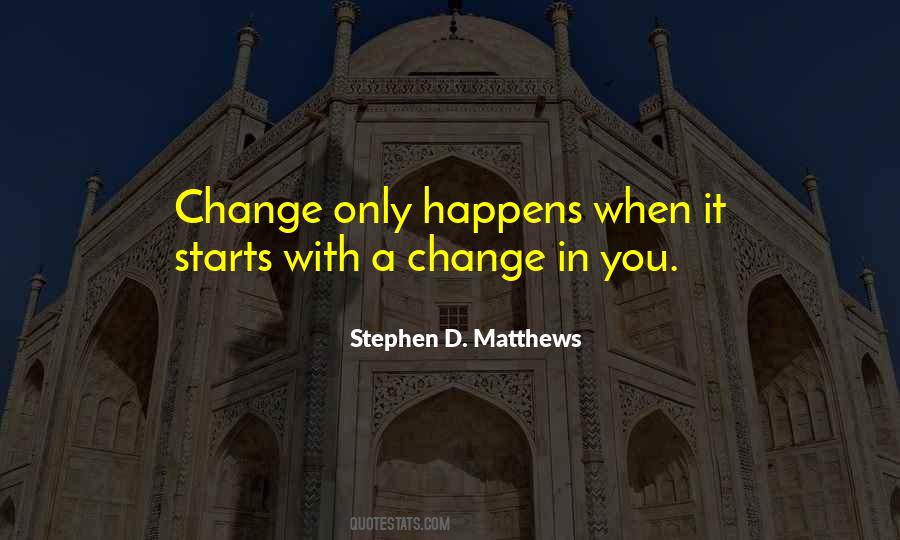 Change In You Quotes #1822027