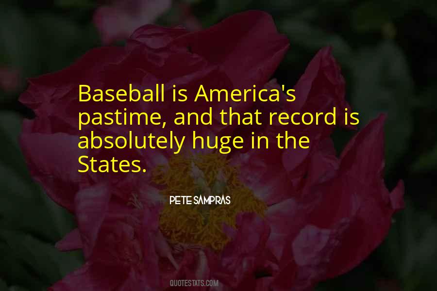 Baseball Pastime Quotes #1083433