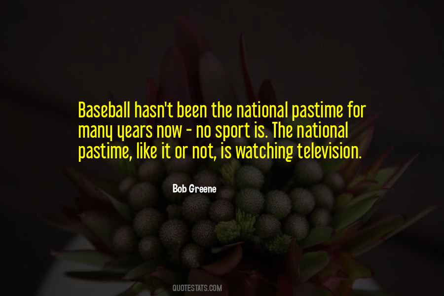 Baseball Pastime Quotes #1203011
