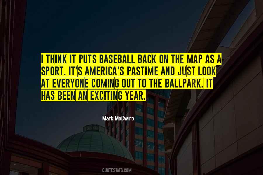 Baseball Pastime Quotes #1229903