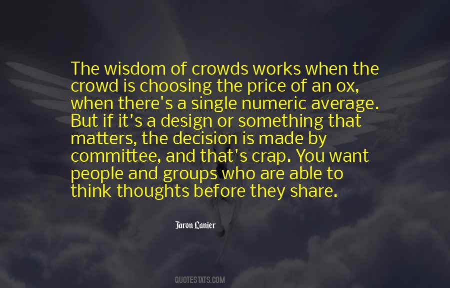 Crowds Of People Quotes #947199