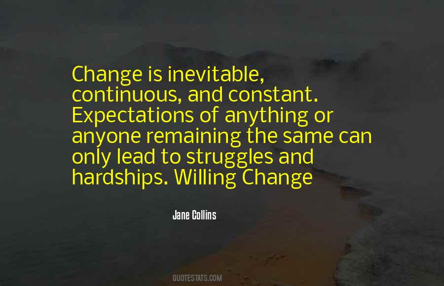 Change Is Inevitable Quotes #873802
