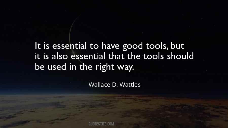 Quotes About The Right Tools #948229