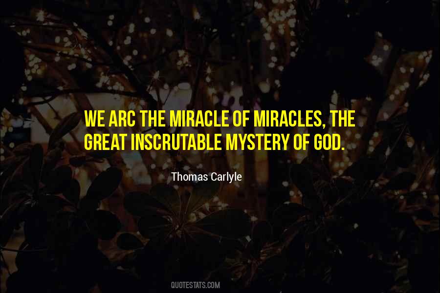 Miracle Of God Quotes #1218381