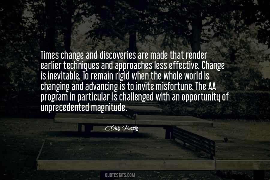 Change Of Times Quotes #967297