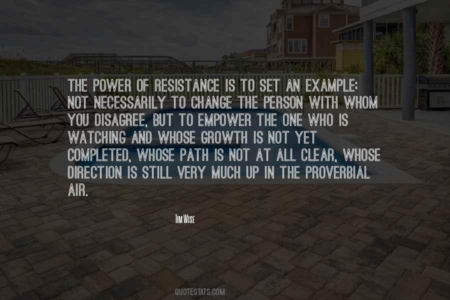 Change Resistance Quotes #1248461