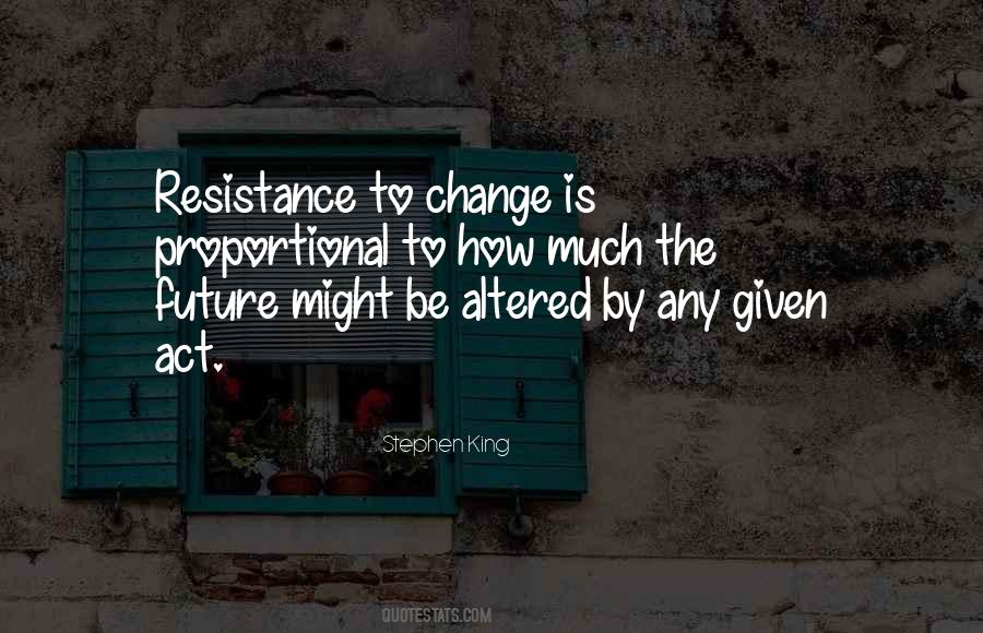Change Resistance Quotes #322847