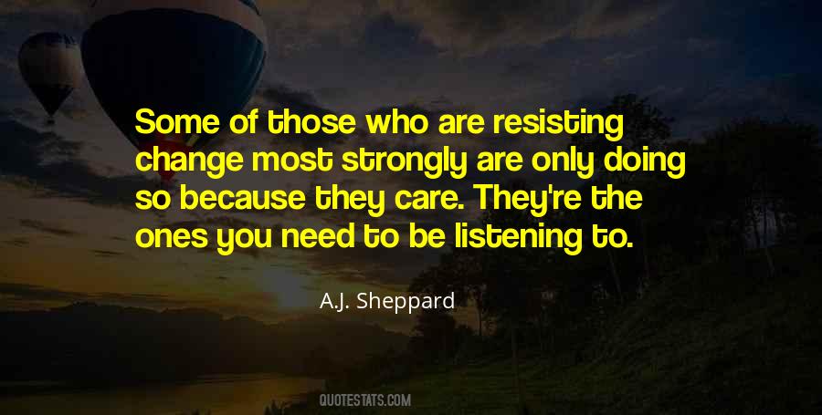 Change Resistance Quotes #44168