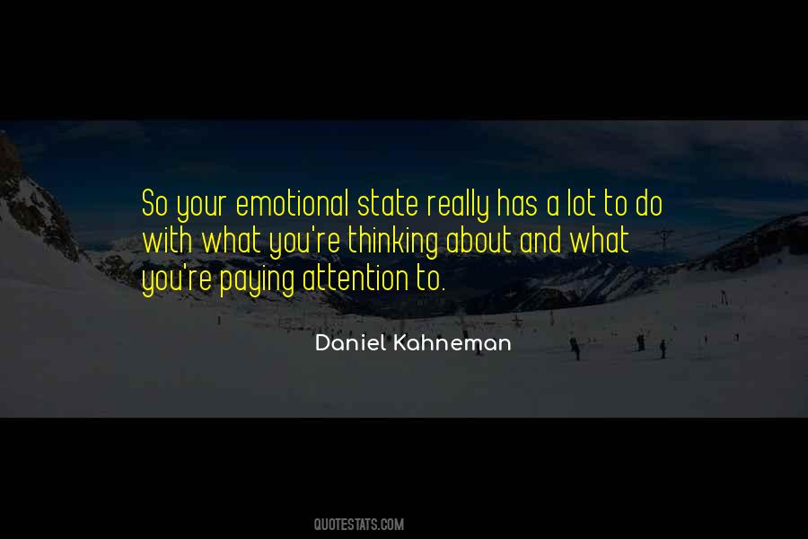 Emotional Thinking Quotes #699769
