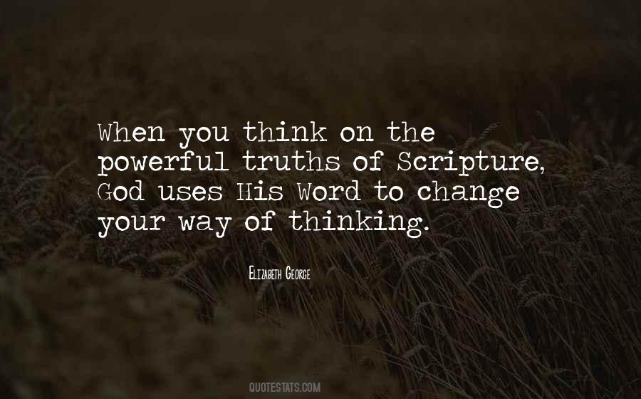 Change Way Of Thinking Quotes #267059