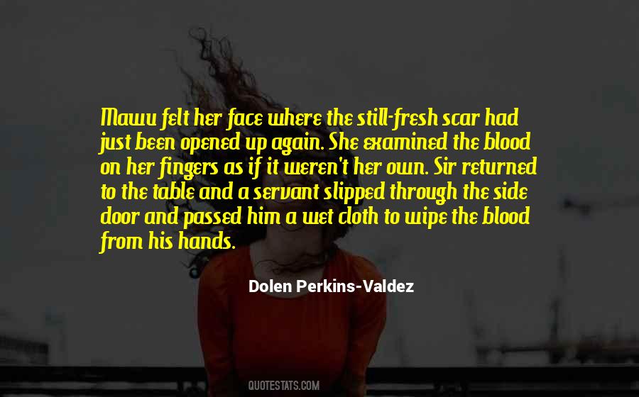 Blood On Hands Quotes #1556264