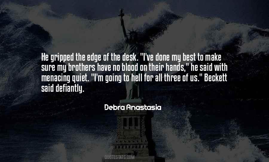Blood On Hands Quotes #1599081