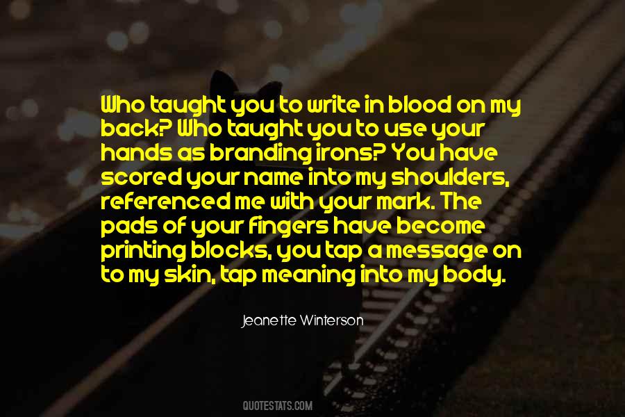Blood On Hands Quotes #256854