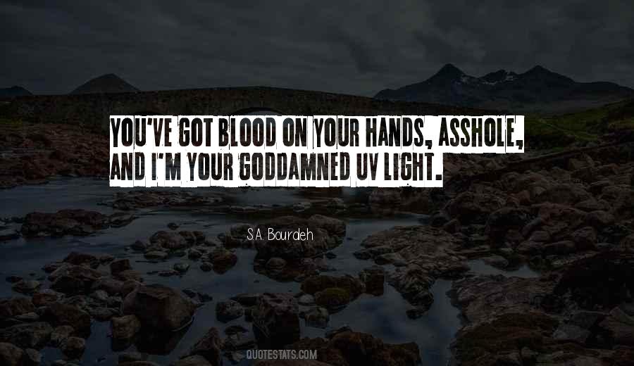 Blood On Hands Quotes #257947