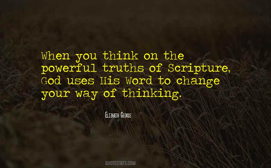 Change Your Way Of Thinking Quotes #267059