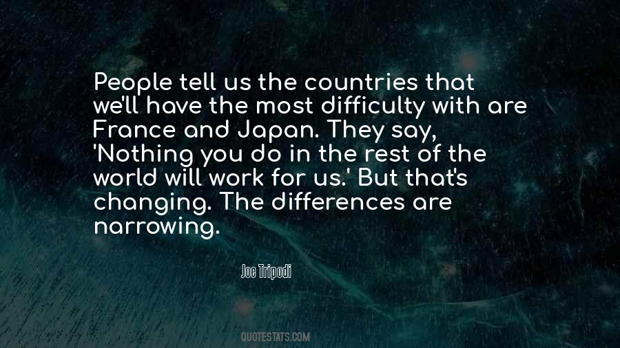 Changing Countries Quotes #21989