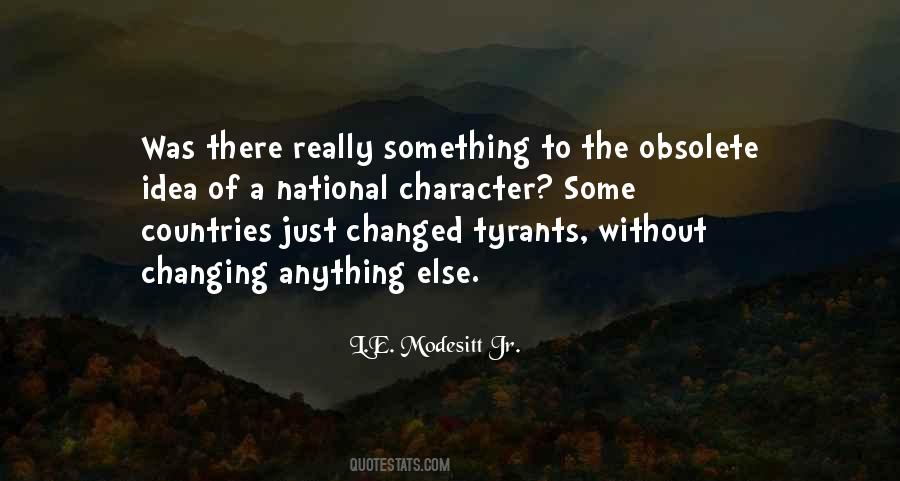 Changing Countries Quotes #520331