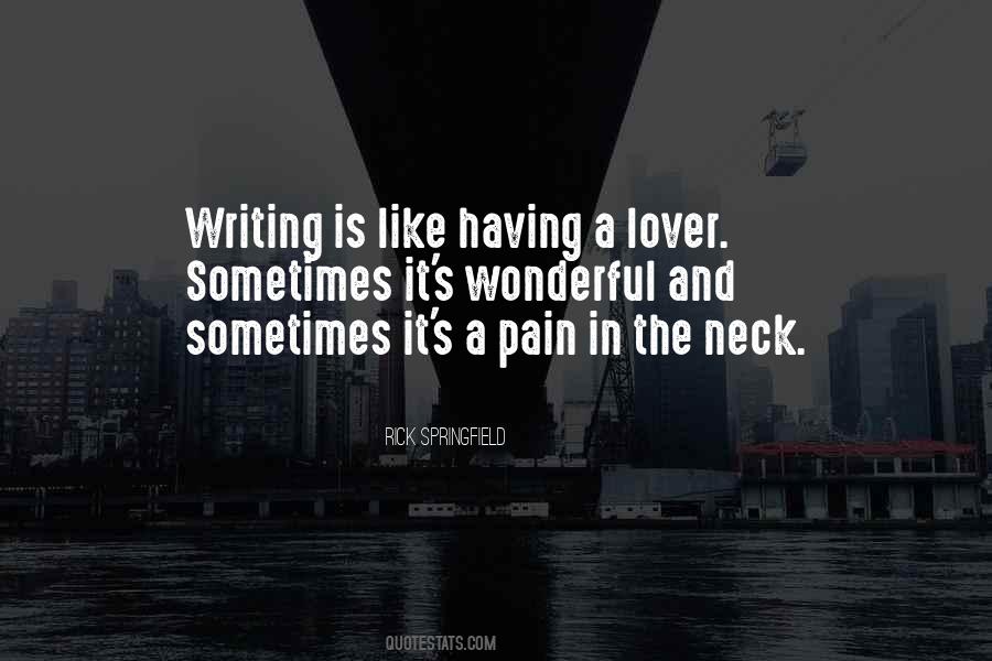Pain In The Neck Quotes #1754585