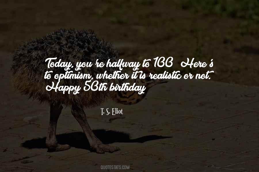 Birthday 50th Quotes #1365615