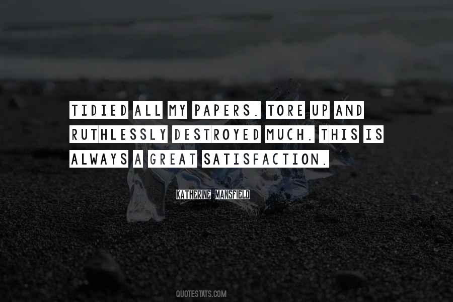 Tidied Up In A Way Quotes #144494