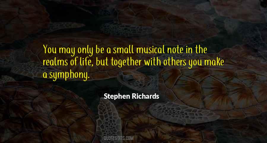 Symphony Of Life Quotes #1354771