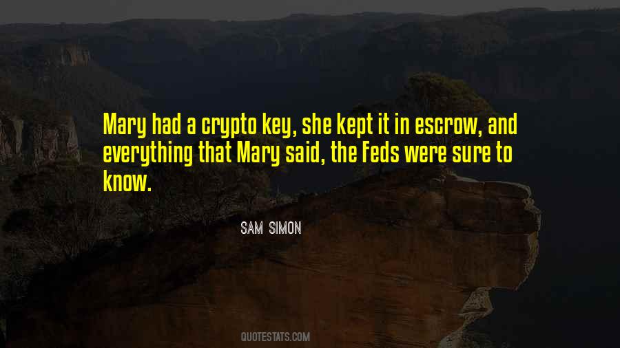 Only Escrow Quotes #104783