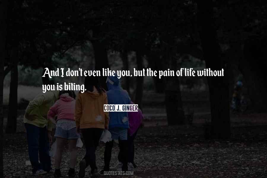 Quotes About Life Without Pain #1154737