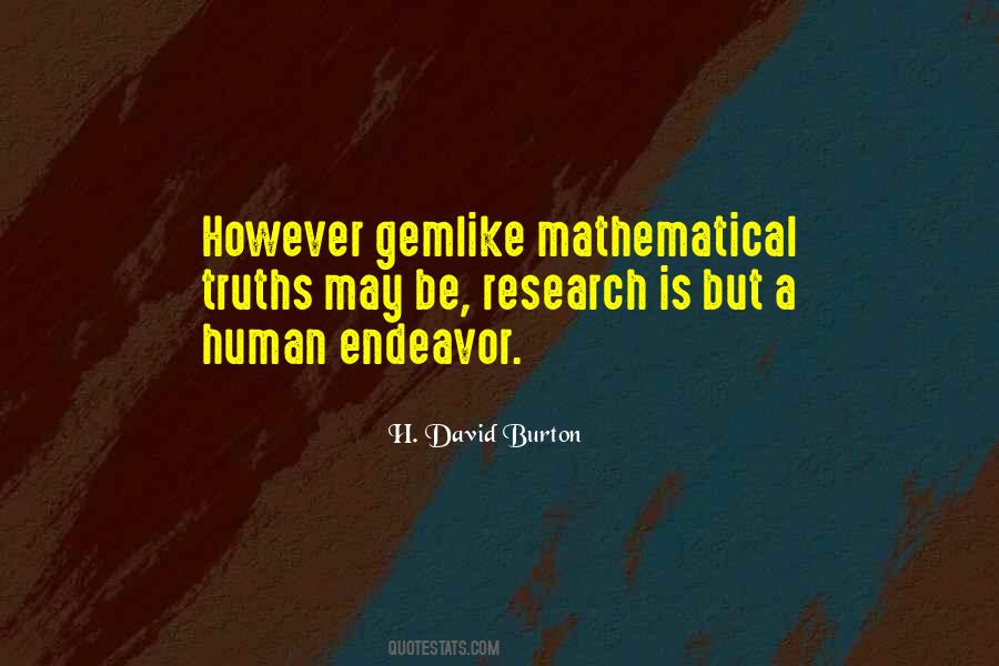 Human Endeavor Quotes #1260111