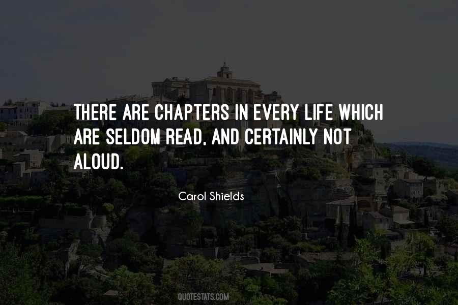 Chapters In Your Life Quotes #1115807