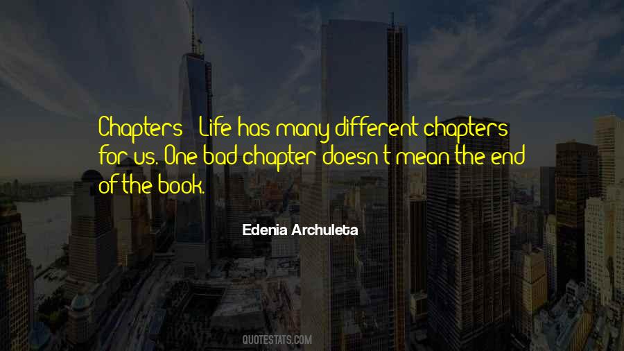 Chapters In Your Life Quotes #127272