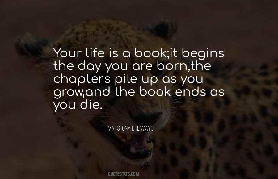 Chapters Of Our Life Quotes #175174