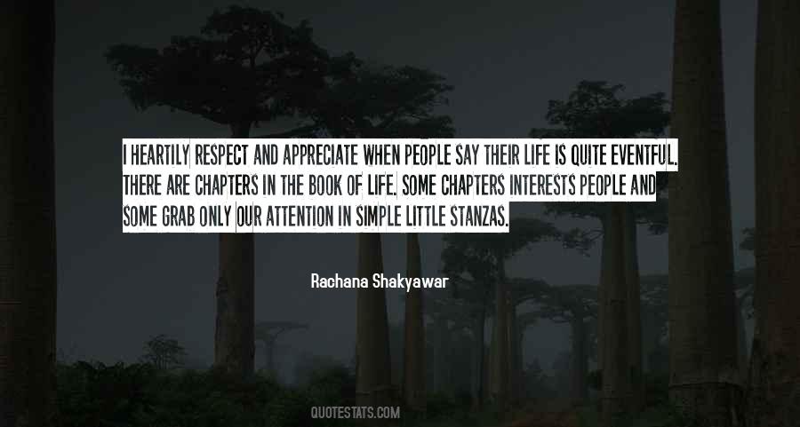 Chapters Of Our Life Quotes #44868