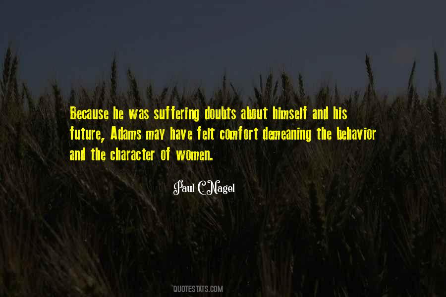 Character And Behavior Quotes #1457390