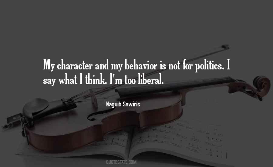 Character And Behavior Quotes #298981